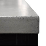 36'' Capistrano Vanity Top with Integral Trough in Ash - Single Faucet Cutout