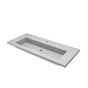 Native Trails - 48'' Capistrano Vanity Top with Integral Trough in Ash - 8'' Widespread Faucet Cutout - Ash