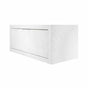 Native Trails - Vintner''s Floating Vanity with Drawer in Blanc - Blanc,Brushed Nickel