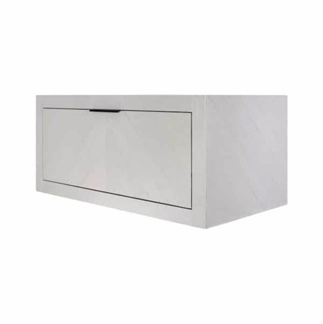 Native Trails - Vintner''s Floating Vanity with Drawer in Grigio - Grigio,Brushed Nickel