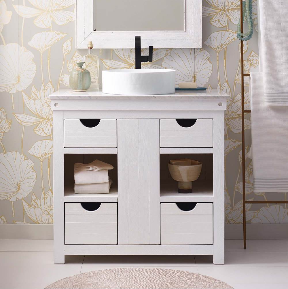 Vintner''s 36'' Vanity in Blanc