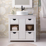 Vintner''s 36'' Vanity in Blanc
