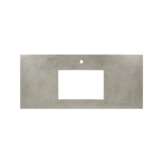 Native Trails - 48'' Native Stone Vanity Top in Slate- Rectangle with Single Hole Cutout - Slate