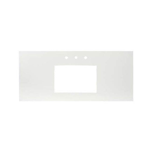 Native Trails - 30'' Native Stone Vanity Top in Slate- Rectangle with 8'' Widespread Cutout - Slate