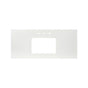 Native Trails - 30'' Native Stone Vanity Top in Slate- Rectangle with 8'' Widespread Cutout - Slate