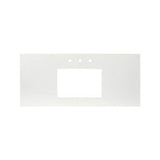 Native Trails - 36'' Native Stone Vanity Top in Pearl- Rectangle with 8'' Widespread Cutout - Pearl