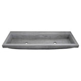 Native Trails - Trough 4819 Bathroom Sink in Ash-No Faucet Holes - Ash
