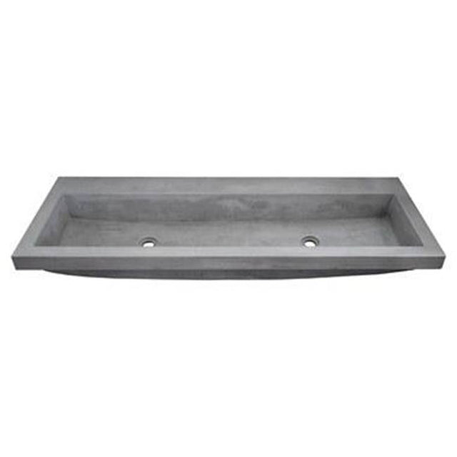 Native Trails - Trough 4819 Bathroom Sink in Ash-No Faucet Holes - Ash