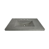 30'' Palomar Vanity Top with Integral Bathroom Sink in Ash