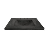 Native Trails - 36'' Palomar Vanity Top with Integral Bathroom Sink in Slate-Single faucet hole - Slate