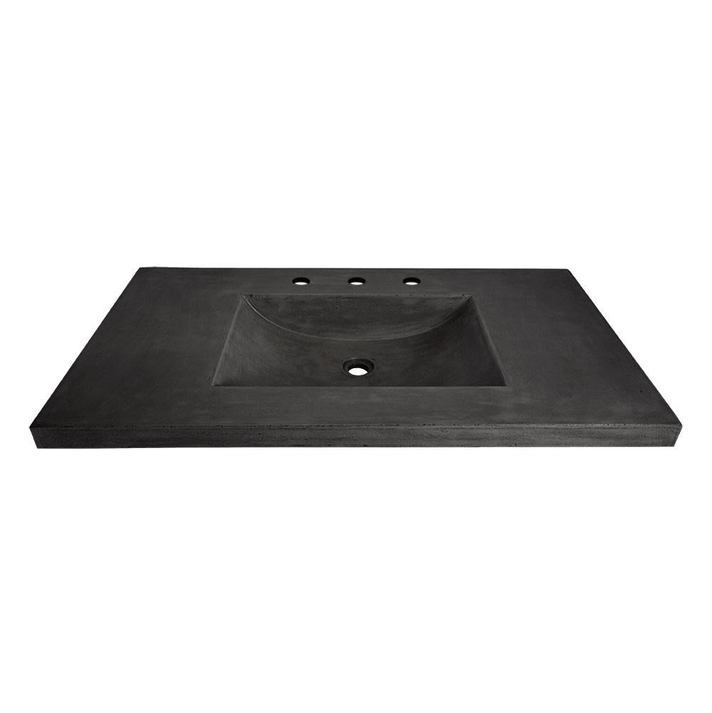 Native Trails - 36'' Palomar Vanity Top with Integral Bathroom Sink in Slate - Slate
