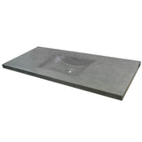 48'' Palomar Vanity Top with Integral Bathroom Sink in Ash