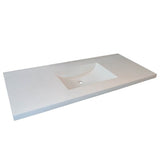 48'' Palomar Vanity Top with Integral Bathroom Sink in Ash