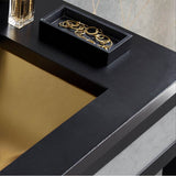 36'' Native Stone Vanity Top in Ash- Rectangle with Single Hole Cutout