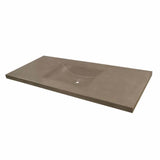 Native Trails - 48'' Palomar Vanity Top with Integral Bathroom Sink in Earth-Single faucet hole - Earth