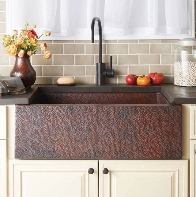 Native Trails - Pinnacle Kitchen SInk in Antique Copper - Antique Copper