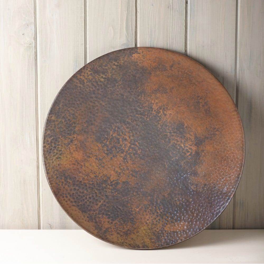 Copper Lazy Susan in Tempered, 20''