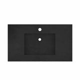 36'' Palomar Vanity Top with Integral Sink in Charcoal - Single Faucet Cutout