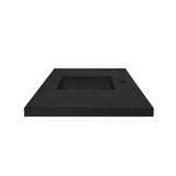 48'' Palomar Vanity Top with Integral Sink in Charcoal - Single Faucet Cutout