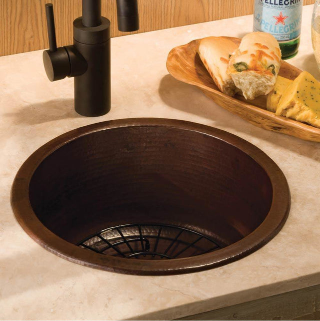 Native Trails - Redondo Chico Bar and Prep Sink in Antique Copper - Antique Copper