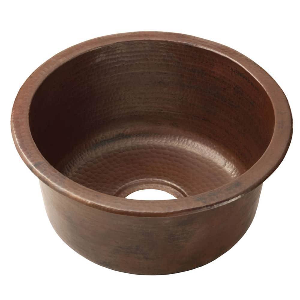 Redondo Grande Bar and Prep Sink in Antique Copper