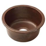 Redondo Grande Bar and Prep Sink in Antique Copper