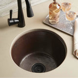 Native Trails - Redondo Grande Bar and Prep Sink in Antique Copper - Antique Copper