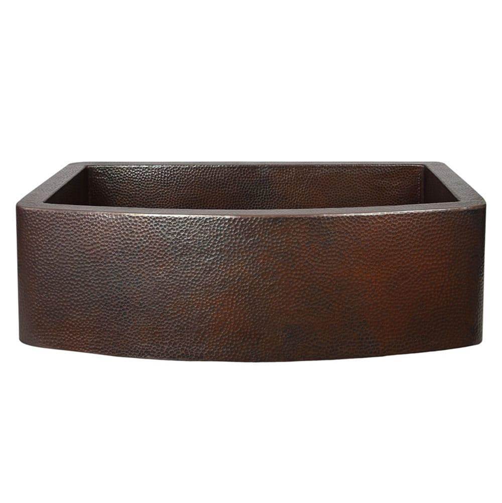 Rhapsody Farmhouse Kitchen Sink in Antique Copper