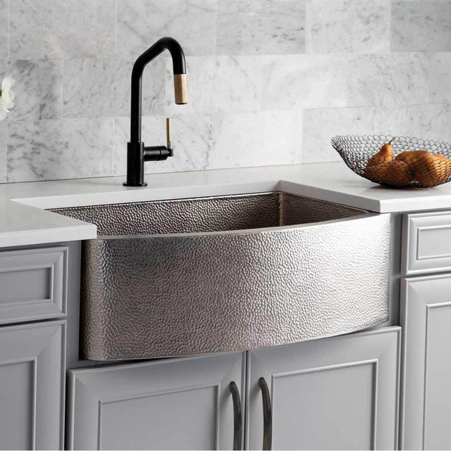 Native Trails - Rhapsody Farmhouse Kitchen Sink in Brushed Nickel - Brushed Nickel