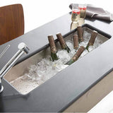 Rio Chico Bar and Prep Sink in Brushed Nickel