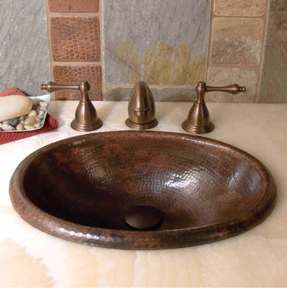 Native Trails - Rolled Baby Classic Bathroom Sink in Antique Copper - Antique Copper