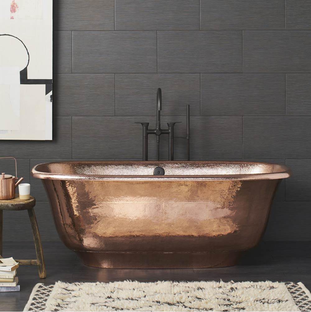 Native Trails - Santorini Copper Bathtub in Polished Copper - Polished Copper