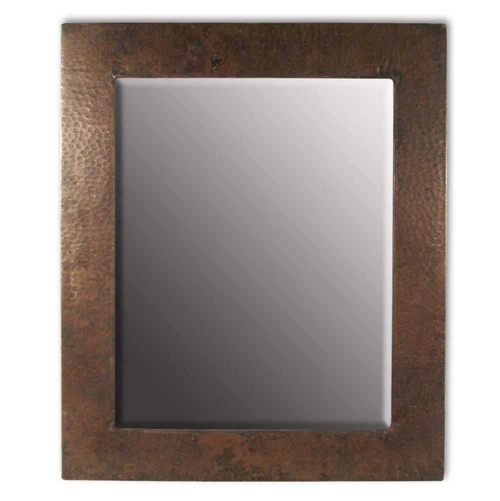 Large Sedona Rectangle Mirror in Antique Copper