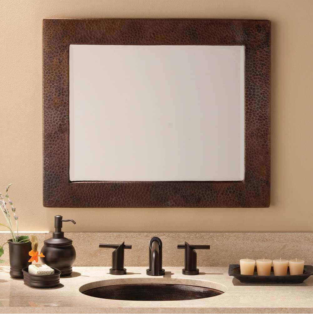 Large Sedona Rectangle Mirror in Antique Copper