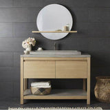 48'' Solace Vanity in Sunrise Oak with Ash Shelf