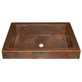 Tatra Bathroom Sink in Antique Copper