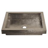 Tatra Bathroom Sink in Polished Nickel