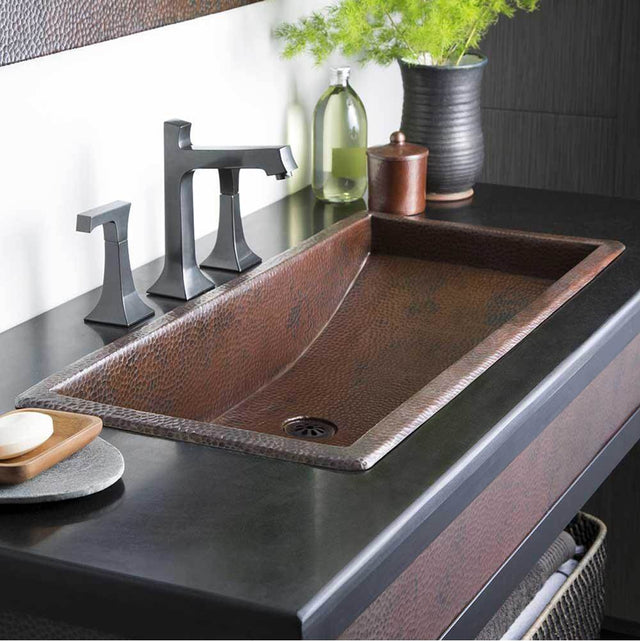 Native Trails - Trough 30 Bathroom Sink in Antique Copper - Antique Copper