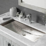 Trough 30 Bathroom Sink in Polished Nickel