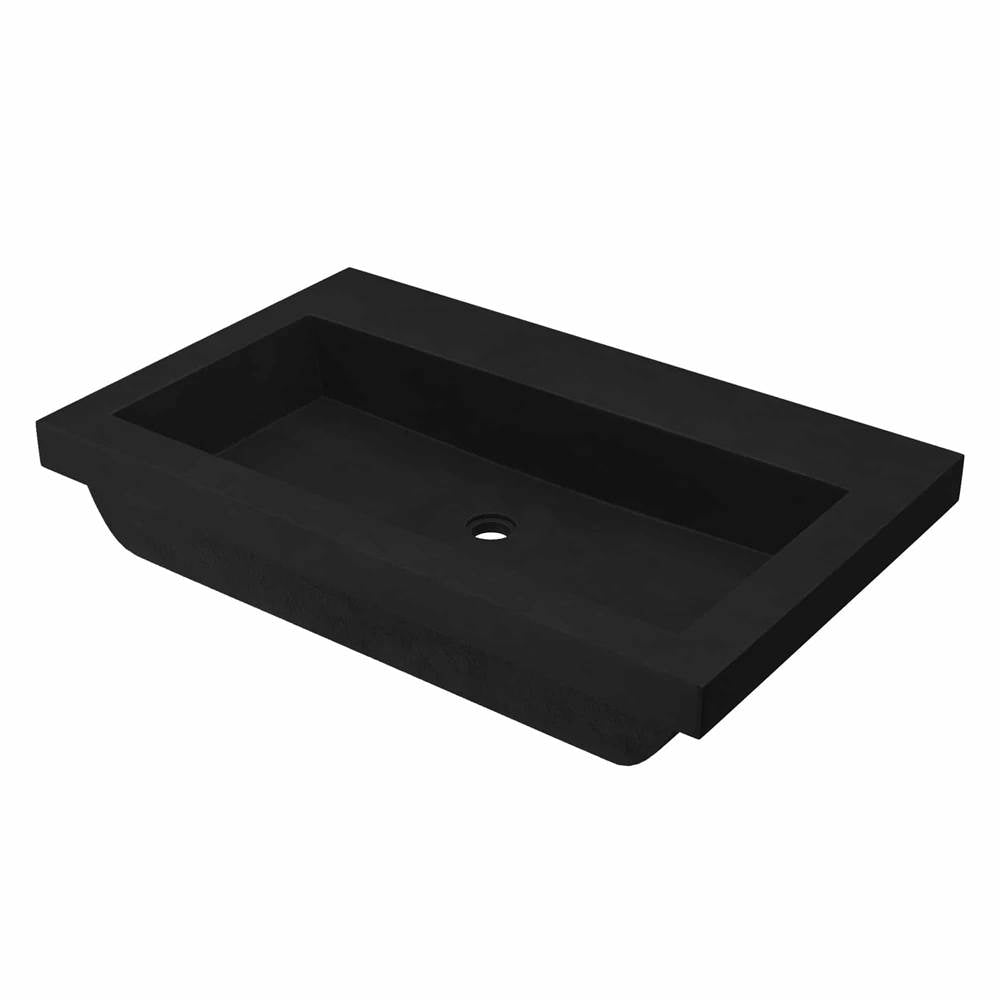 Native Trails - Trough 3019 in Charcoal - No Faucet Holes - Charcoal