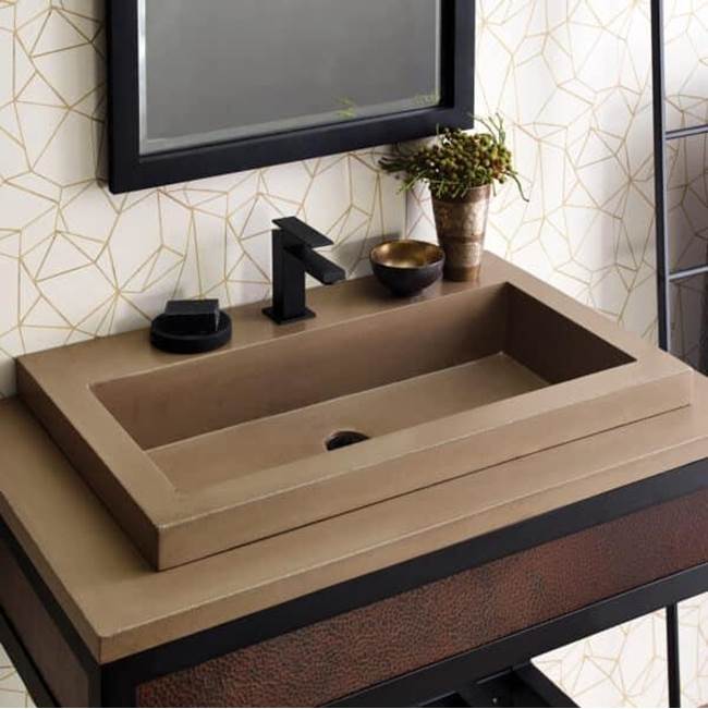 Trough 3019 in Ash - No Faucet Holes