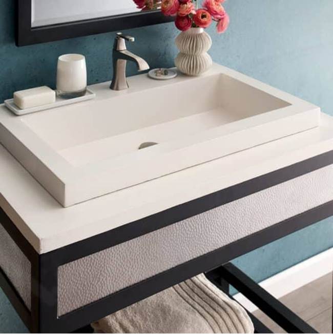 Trough 3019 in Ash - No Faucet Holes