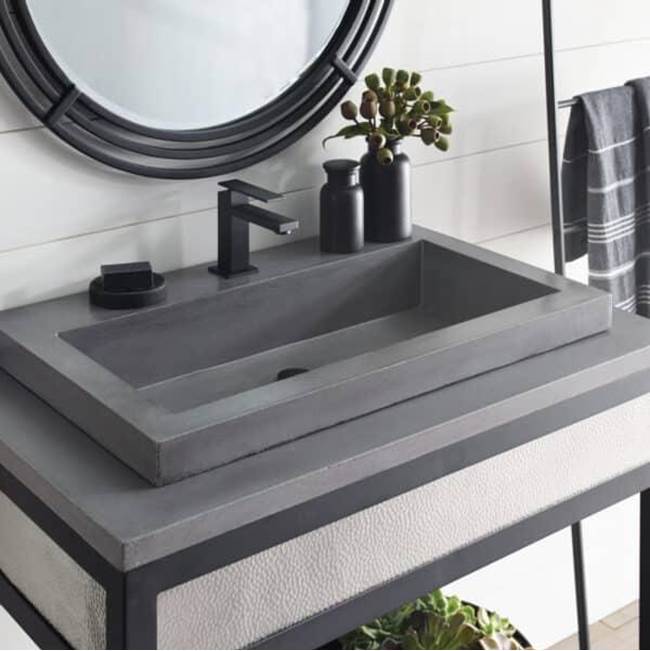 Trough 3019 in Ash - No Faucet Holes