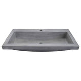 Trough 3619 Bathroom Sink in Ash