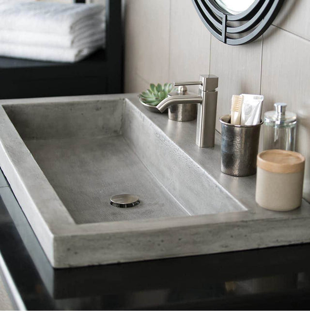 Native Trails - Trough 3619 Bathroom Sink in Ash - Ash