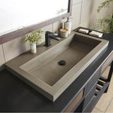 Native Trails - Trough 3619 Bathroom Sink in Earth-No Faucet Holes - Earth