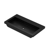 Native Trails - Trough 3619 in Charcoal - No Faucet Holes - Charcoal