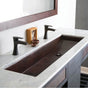 Native Trails - Trough 48 Bathroom Sink in Antique Copper - Antique Copper