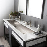 Native Trails - Trough 48 Bathroom Sink in Brushed Nickel - Brushed Nickel