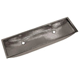 Trough 48 in Bathroom Sink Polished Nickel